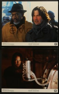 4w116 CHAIN REACTION 8 color 11x14 stills 1996 Keanu Reeves, Rachel Weisz, Morgan Freeman!