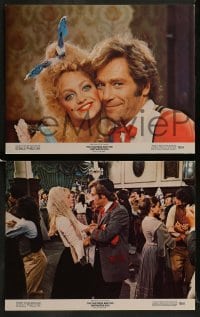 4w157 DUCHESS & THE DIRTWATER FOX 8 color 11x14 stills 1976 images of Goldie Hawn & George Segal!