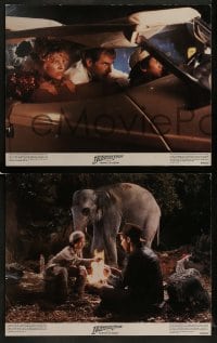 4w637 INDIANA JONES & THE TEMPLE OF DOOM 5 color 11x14 stills 1984 Harrison Ford, Kate Capshaw!