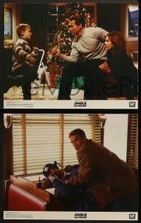 4w247 JINGLE ALL THE WAY 8 color 11x14 stills 1996 Arnold Schwarzenegger, Sinbad, two dads & one toy!