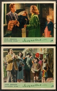 4w778 JACQUELINE 3 English LCs 1956 really cool images of John Gregson & Kathleen Ryan!