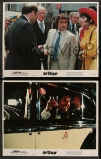 4w057 ARTHUR 8 LCs 1981 wacky alcoholic Dudley Moore, Liza Minnelli, John Gielgud!
