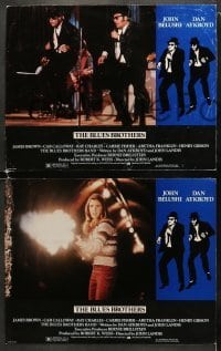 4w081 BLUES BROTHERS 8 LCs 1980 John Belushi & Dan Aykroyd, Carrie Fisher, Ray Charles, Calloway!