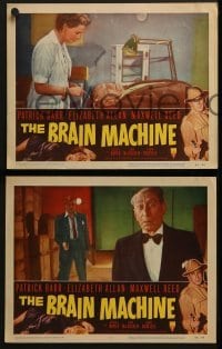 4w084 BRAIN MACHINE 8 LCs 1956 Ken Hughes horror, Patrick Barr, the man with murder on his mind!