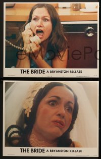 4w087 BRIDE 8 LCs R1976 Robin Strasser & John Beal, wacky images from The House That Cried Murder!