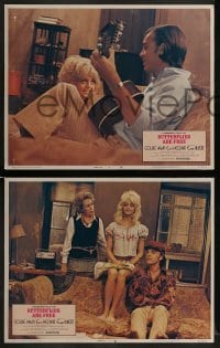 4w095 BUTTERFLIES ARE FREE 8 LCs 1972 would-be lovers Goldie Hawn & blind Edward Albert!
