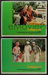 4w096 CADDYSHACK 8 int'l LCs 1980 Chevy Chase, Bill Murray, Dangerfield, Cindy Morgan, golf classic!