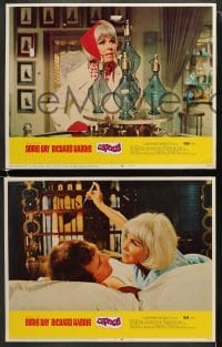 4w100 CAPRICE 8 LCs 1967 great images of pretty Doris Day, Richard Harris, spy comedy!