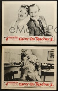 4w109 CARRY ON TEACHER 8 LCs 1962 Kenneth Connor, Charles Hawtrey, Leslie Phillips, Joan Sims!