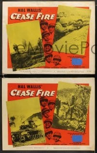 4w115 CEASE FIRE 8 3D LCs 1953 Korean War movie in cooperation with Department of Defense!