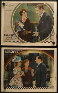 4w749 CHEATERS 3 LCs 1927 Oscar Apfel, Pat O'Malley, gorgeous Helen Ferguson and Claire McDowell!