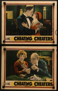 4w679 CHEATING CHEATERS 4 LCs 1927 sexy Betty Compson's criminal family tries to rob other crooks!