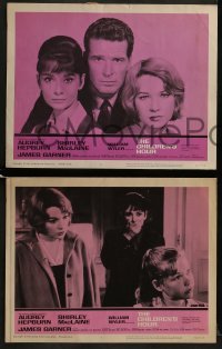 4w623 CHILDREN'S HOUR 5 LCs 1962 great images of Audrey Hepburn, James Garner, Shirley MacLaine!