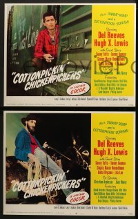4w130 COTTONPICKIN' CHICKENPICKERS 8 LCs 1967 wacky moonshiners Del Reeves & Hugh X. Lewis!