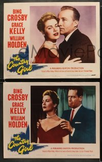 4w685 COUNTRY GIRL 4 LCs 1954 cool images of Grace Kelly, Bing Crosby & William Holden!