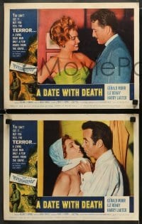 4w139 DATE WITH DEATH 8 LCs 1959 you can't see it, but you can feel TERROR in shocking PsychoRama!