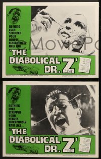 4w147 DIABOLICAL DR Z 8 LCs 1966 Miss Muerte, director Jess Franco strips your nerves!