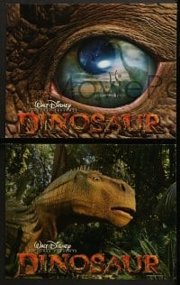 4w148 DINOSAUR 8 LCs 2000 Walt Disney, great CGI animated cartoon images of prehistoric creatures!