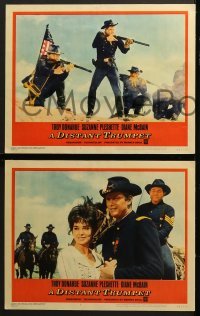 4w514 DISTANT TRUMPET 7 LCs 1964 Troy Donahue, Suzanne Pleshette, images of the Great Indian War!