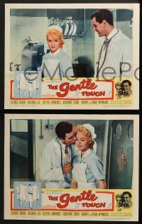 4w172 FEMININE TOUCH 8 LCs 1957 George Baker, pretty English nurse Belinda Lee!