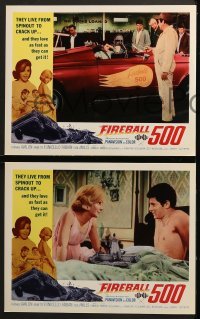 4w174 FIREBALL 500 8 int'l LCs 1966 Frankie Avalon & sexy Annette Funicello, stock car racing images