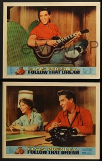 4w181 FOLLOW THAT DREAM 8 LCs 1962 Elvis Presley, Arthur O'Connell, sexy Anne Helm!