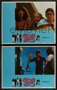 4w184 FOXES 8 LCs 1980 Jodie Foster, Cherie Currie, Marilyn Kagen + super young Scott Baio!