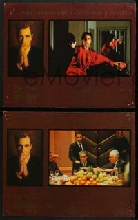 4w200 GODFATHER PART III 8 LCs 1990 Al Pacino, Andy Garcia, Francis Ford Coppola crime sequel!