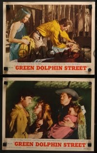 4w694 GREEN DOLPHIN STREET 4 LCs R1955 sexy Lana Turner, Van Heflin, written by Samson Raphaelson!