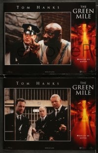 4w695 GREEN MILE 4 int'l LCs 1999 images of Tom Hanks, Michael Clarke Duncan, Stephen King fantasy!