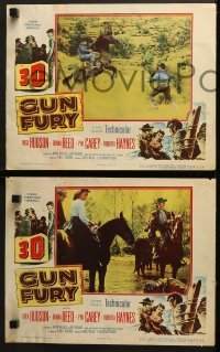 4w522 GUN FURY 7 3D LCs 1953 Phil Carey steals Donna Reed & leaves Rock Hudson to die!