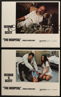 4w216 HOSPITAL 8 LCs 1971 George C. Scott, Diana Rigg, Paddy Chayefsky!