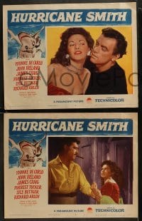 4w225 HURRICANE SMITH 8 LCs 1952 great images of sexy tropical babe Yvonne De Carlo, John Ireland