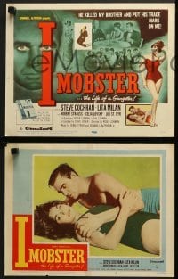 4w229 I MOBSTER 8 LCs 1958 Roger Corman, he killed her brother and put his dirty trade mark on her!