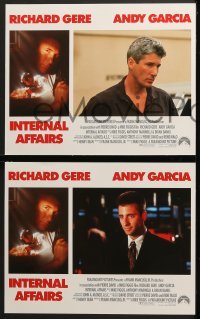 4w236 INTERNAL AFFAIRS 8 LCs 1990 Richard Gere is charming, seductive & deadly!