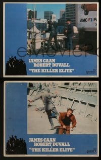 4w525 KILLER ELITE 7 LCs 1975 James Caan, Robert Duvall, directed by Sam Peckinpah!