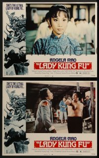4w267 LADY KUNG FU 8 LCs 1973 the unbreakable China doll who gives you the licking of your life!