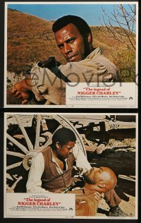 4w273 LEGEND OF NIGGER CHARLEY 8 int'l LCs 1972 D'Urville Martin, Don Pedro Colley, Fred Williamson!