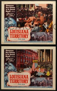 4w786 LOUISIANA TERRITORY 3 3D LCs 1953 New Orleans in its Gayest Mood, see Mardi Gras as it really is!