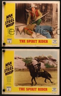 4w641 MAN WITH THE STEEL WHIP 5 chapter 1 LCs 1954 serial, Richard Simmons, The Spirit Rider!