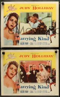 4w293 MARRYING KIND 8 LCs 1952 pretty bride Judy Holliday, Aldo Ray, directed by George Cukor!