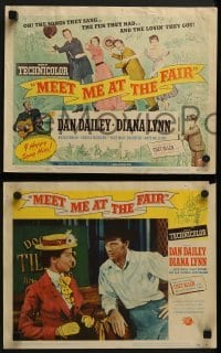 4w296 MEET ME AT THE FAIR 8 LCs 1953 Dan Dailey, Diana Lynn, Scatman Crothers, great musical images!