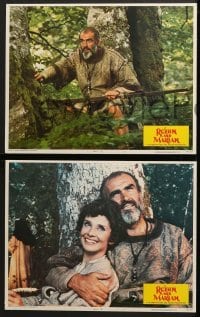 4w391 ROBIN & MARIAN 8 LCs 1976 great images of Sean Connery, Audrey Hepburn, & Richard Harris!