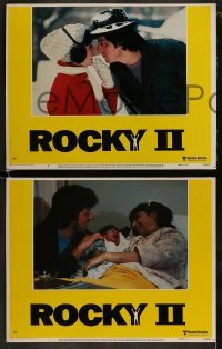4w648 ROCKY II 5 LCs 1979 Sylvester Stallone, Talia Shire, Burgess Meredith, boxing sequel!