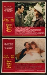 4w721 SAME TIME NEXT YEAR 4 LCs 1978 Ellen Burstyn & Alan Alda married others but have affair