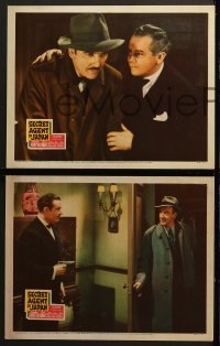 4w808 SECRET AGENT OF JAPAN 3 LCs 1942 great images of Preston Foster, Noel Madison, Sen Yung!