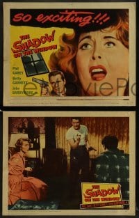 4w416 SHADOW ON THE WINDOW 8 LCs 1957 Phil Carey, Betty Garrett, John Barrymore Jr., so exciting!