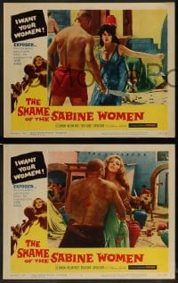 4w418 SHAME OF THE SABINE WOMEN 8 LCs 1962 El rapto de las sabinas, blackest pages of human history