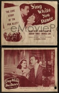 4w423 SING WHILE YOU DANCE 8 LCs 1946 Ellen Drew, Kirby Grant, Andrew Tombes!