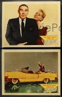4w810 SOLID GOLD CADILLAC 3 LCs 1956 great images of gorgeous Judy Holliday, Paul Douglas!